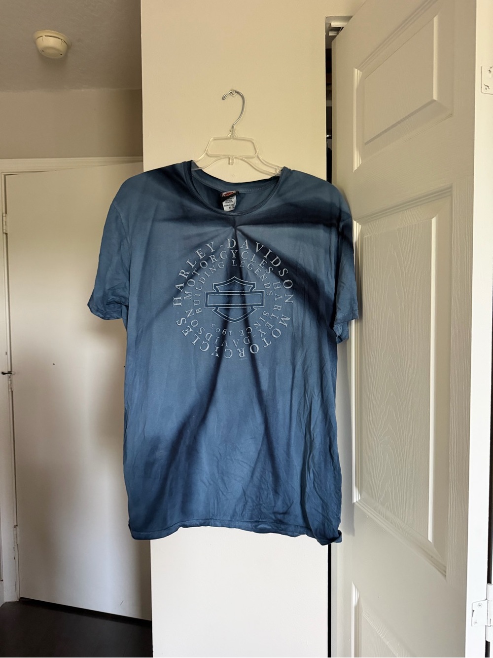 Harley-Davidson Men's Tie-Dye Blue Graphic T-Shirt Columbia, CT